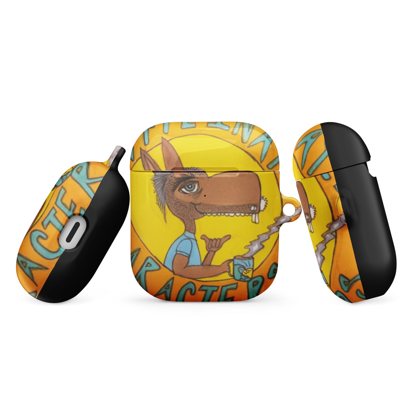 Caffeinated Characters AirPods® case for all sizes