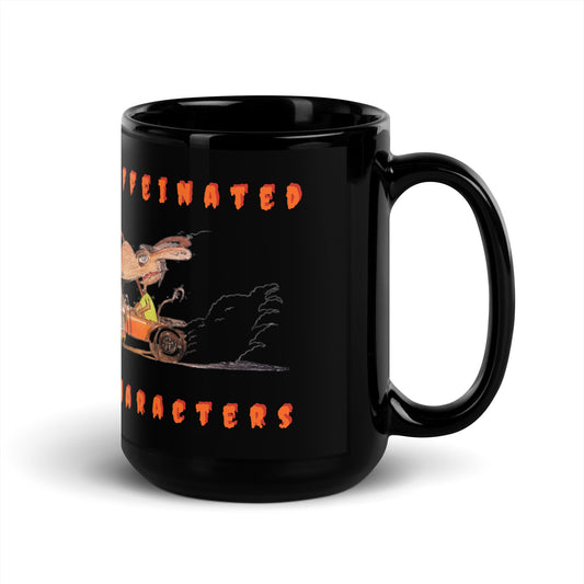 Large 15 oz Rat Rod Black Glossy mug