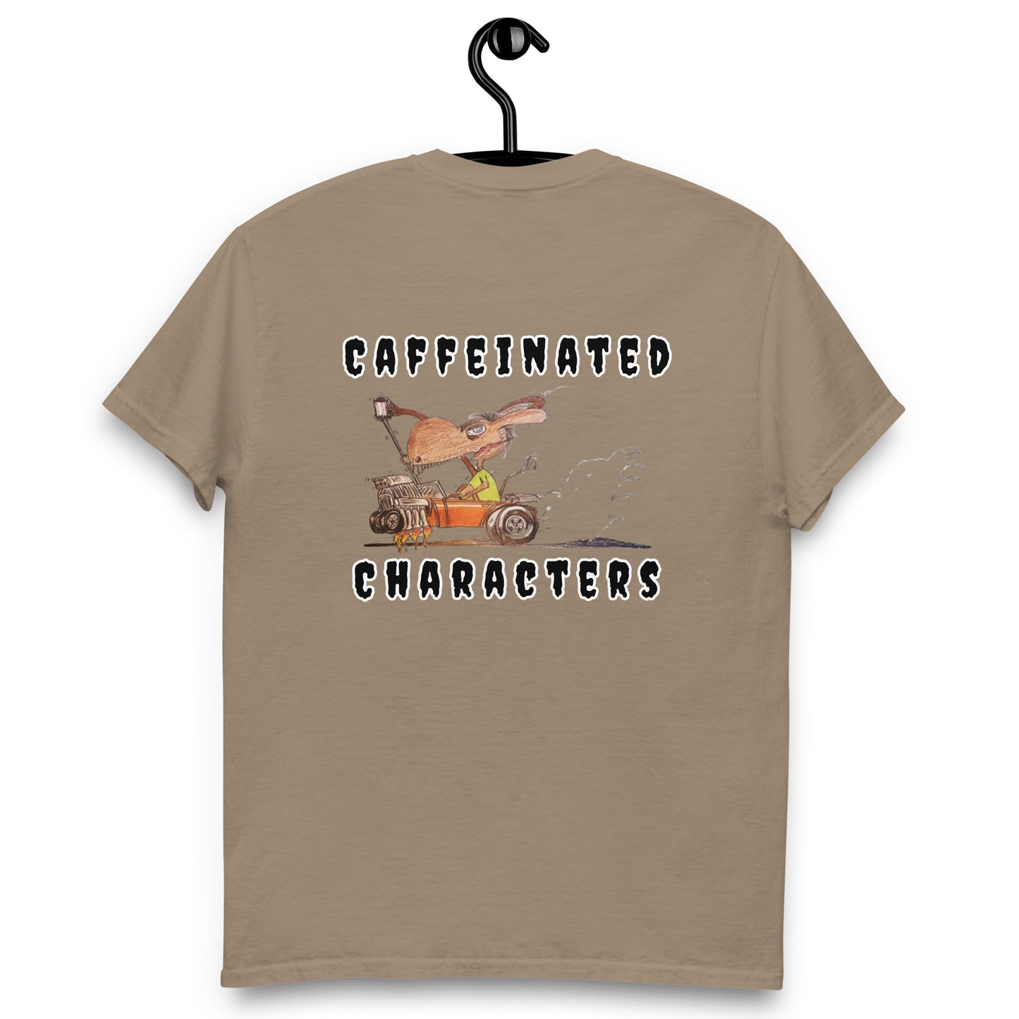 Caffeinated Characters Rat Rod T-Shirt's in multiple colors