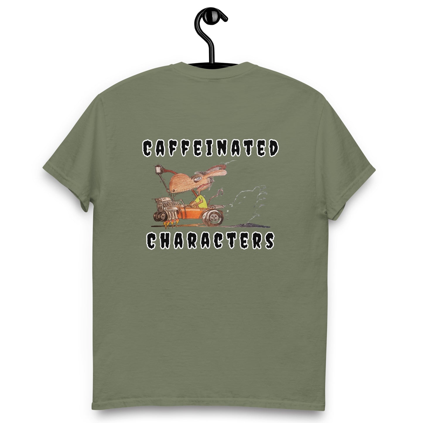 Caffeinated Characters Rat Rod T-Shirt's in multiple colors