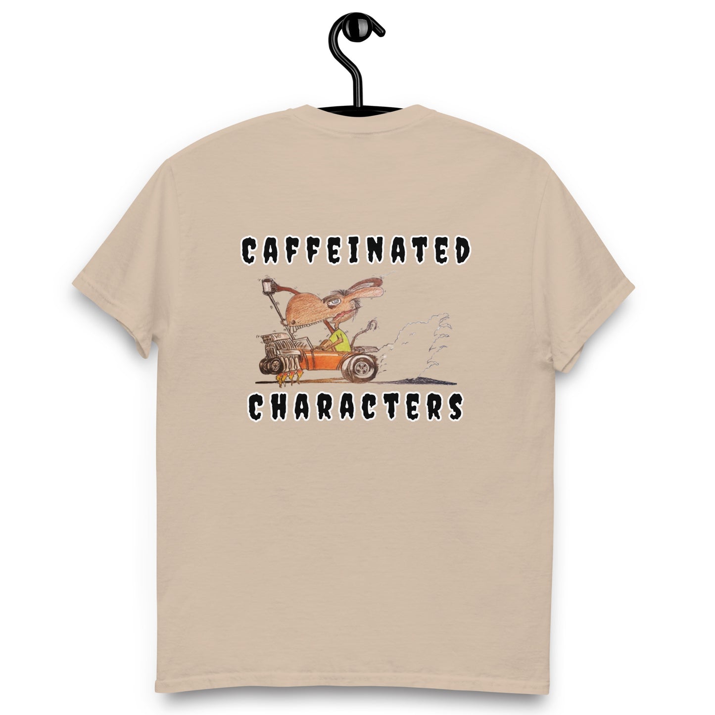 Caffeinated Characters Rat Rod T-Shirt's in multiple colors