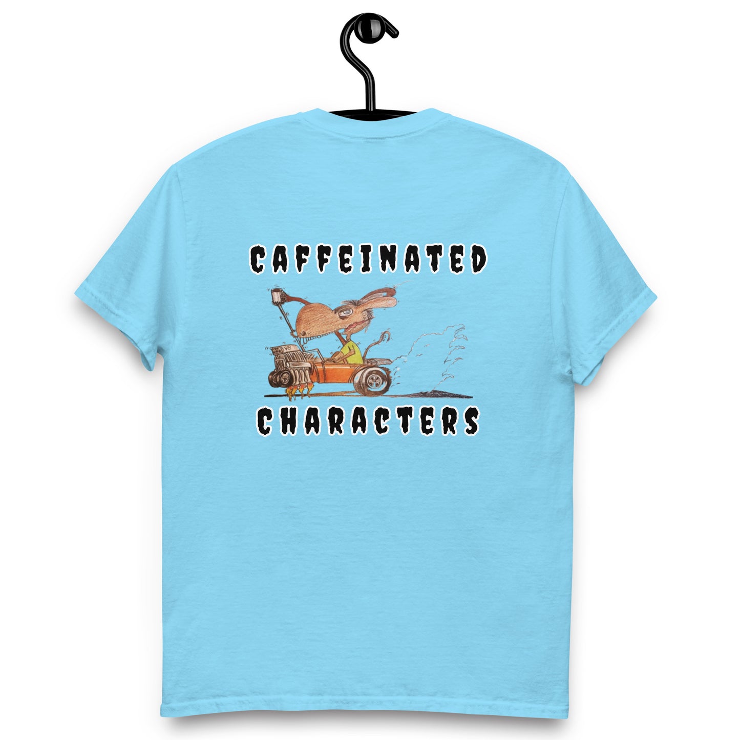 Caffeinated Characters Rat Rod T-Shirt's in multiple colors