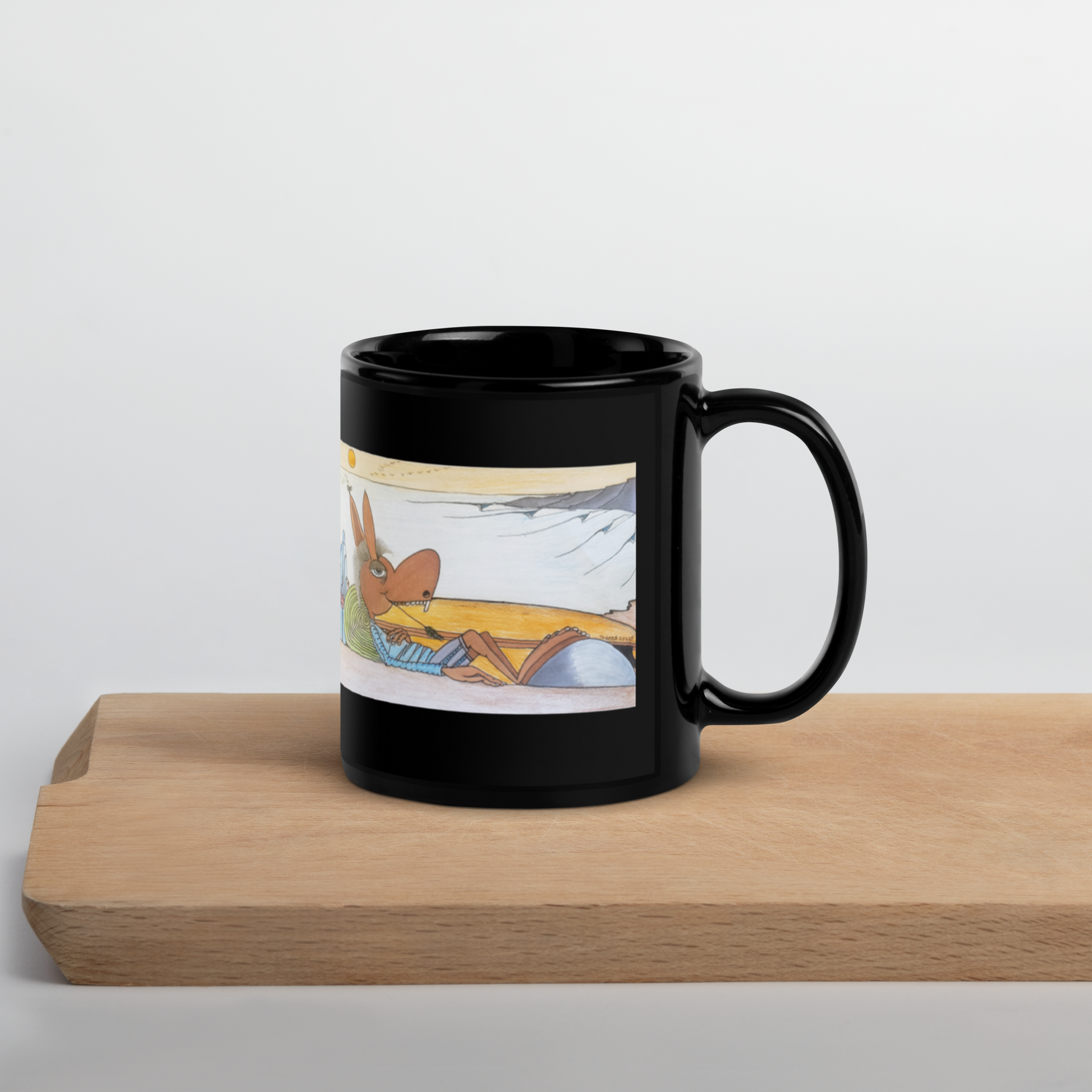 Caffeinated Characters 11 oz coffee mug Siesta Point