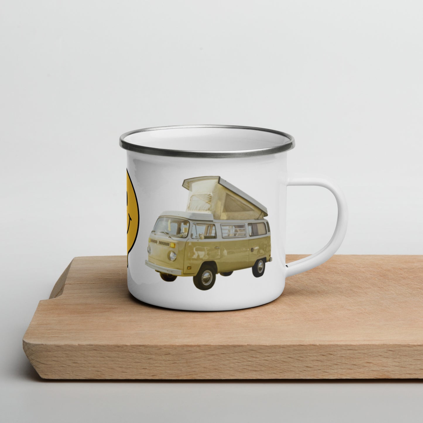 Happy Camper Enamel Mug